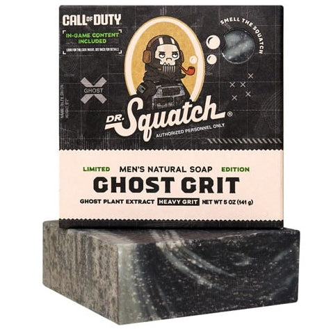Dr. Squatch Call of Duty Ghost Grit Bar Soap