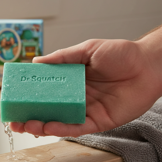 Dr. Squatch Limited Edition Minecraft Diamond Scrub Bar Soap