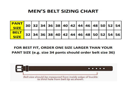 Hickory Brown Leather Belt