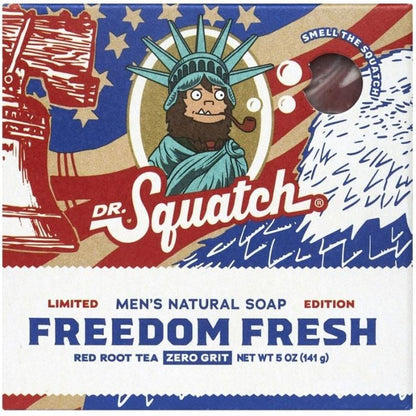 Dr. Squatch Limited Edition Freedom Fresh Bar Soap